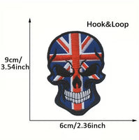 Patch Teschio Union Jack Stile Rebel Tactical Bandiera Inglese