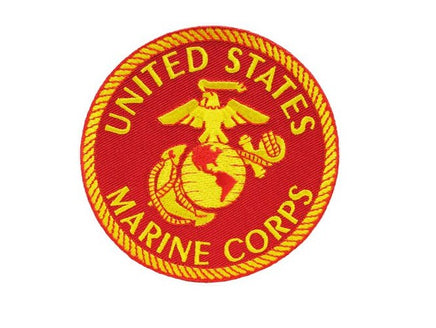 Patch Toppa Logo Marines USMC Semper Fidelis 9 cm U.S. Army