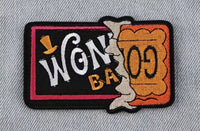 Patch Toppa Willy Wonka Golden Ticket Fabbrica di Cioccolato termoadesiva
