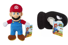 Peluche Nintendo Mario e Bullet Supermario Bros