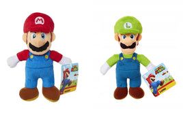Peluche Nintendo Luigi e Supermario Bros
