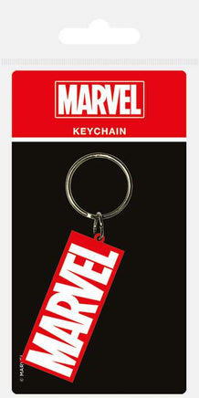 Portachiavi gommato Logo Marvel