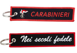 Portachiavi ricamato Carabinieri Nei Secoli Fedele