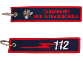 Portachiavi ricamato Nucleo Radiomobile Carabinieri