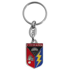 Portachiavi in metallo smaltato Reggimento Tuscania Carabinieri