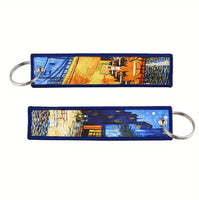 Portachiavi Pittore Vincent Van Gogh La terrazza del Caffè la Sera