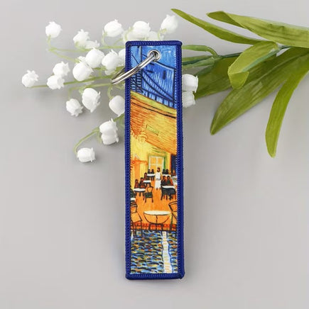Portachiavi Pittore Vincent Van Gogh La terrazza del Caffè la Sera