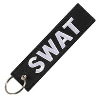 Portachiavi ricamato Polizia Swat