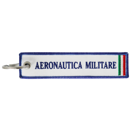 Portachiavi ricamato Frecce Tricolori Aeronautica Militare