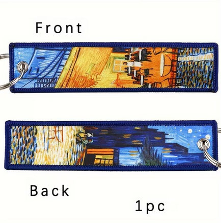 Portachiavi Pittore Vincent Van Gogh La terrazza del Caffè la Sera