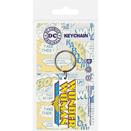 Portachiavi gommato Wonder Woman Dc Comics