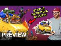 Diorama Elite 1/8 Fiat 500 Lupin Jigen Fujiko The Italian Adventure Statue