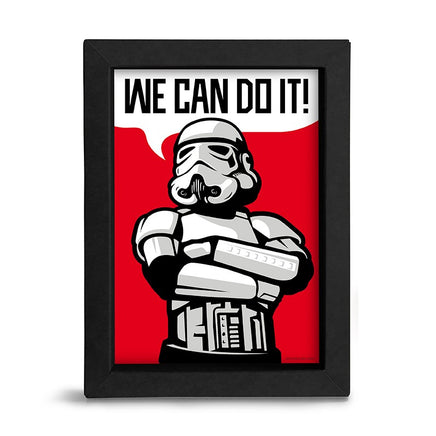 Quadretto Stormtrooper Star Wars We Can Do IT