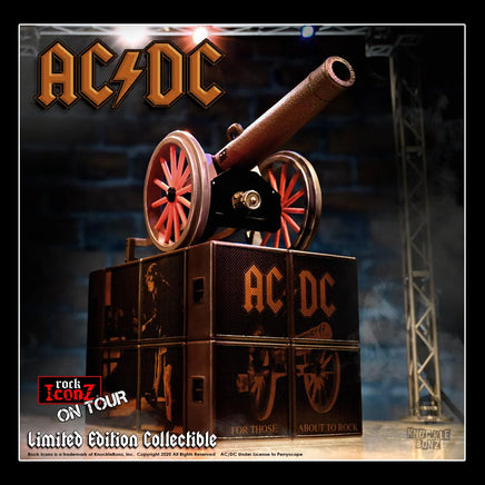 Replica Statua Cannone AC/DC Rock Ikonz On Tour "For Those About to Rock"