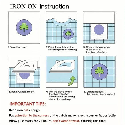 Applicazione Patch termoadesiva