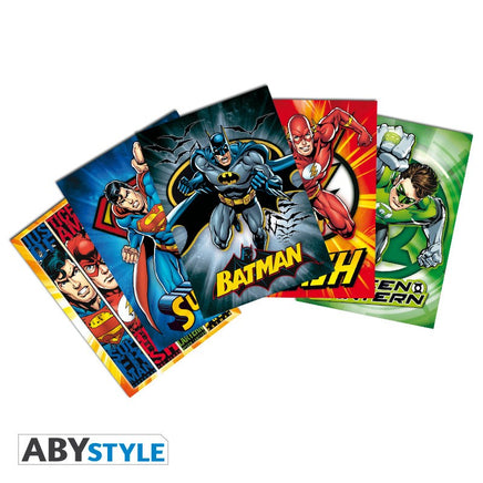 Set 5 Cartoline Dc Comics Supereroi Postcards