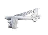 Spilla in metallo brunito Bombardiere B-52 Stratofortress USAF