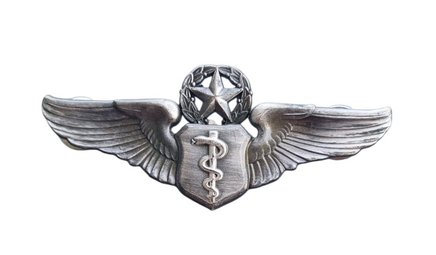 Spilla in metallo Chirurgo di Volo US Air Force Aeronautica Militare RARA