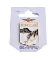 Spilla in metallo smaltato 32° Stormo Aeronautica Militare