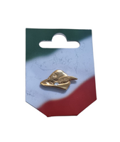 Spilla Distintivo Cappello Alpino Nappina Bianca Prodotto Ufficiale