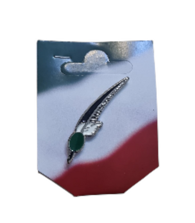 Spilla Distintivo Penna Cappello Alpino Nappina Verde Prodotto Ufficiale