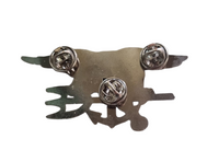 Spilla Pins Tridente Navy Seals Argentata 7 cm
