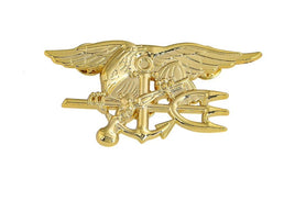 Spilla Pins Tridente Navy Seals Dorata 7 cm