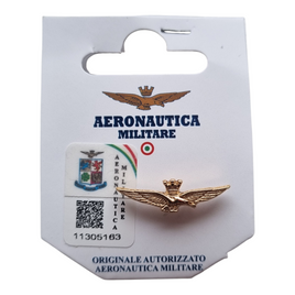 Spilla Pulce Pilota Aquila Turrita Aeronautica Militare Prodotto Ufficiale