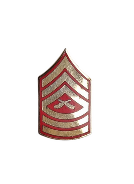 Spilla in metallo smaltato Gradi Galloni Sergente Maggiore Corpo dei Marines