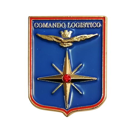Spilla in metallo smaltato Comando Logistico Aeronautica Militare