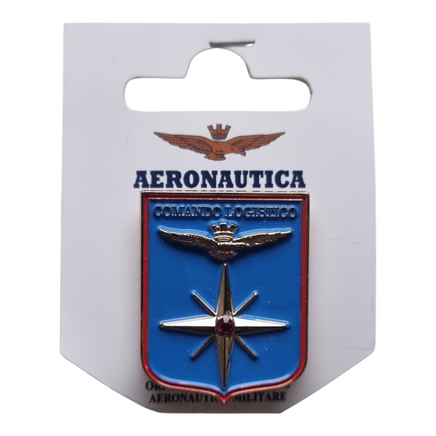 Spilla in metallo smaltato Comando Logistico Aeronautica Militare
