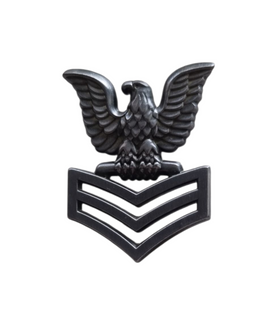 Spilla in metallo smaltato Sottufficiale Prima Classe U.S. Navy Marina Militare