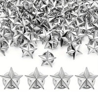 Spilla stella argentata ufficiale militare u.s. army esercito