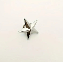 Spilla stella argentata ufficiale militare u.s. army esercito