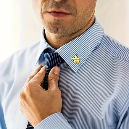 Spilla stella dorata ufficiale militare u.s. army esercito