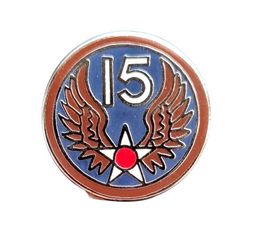 Spilla Pulce in metallo smaltato 15° Forza Aerea US Air Force

