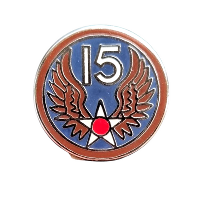 Spilla Pulce in metallo smaltato 15° Forza Aerea US Air Force
