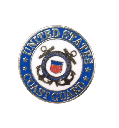 Spilla Pulce in metallo smaltato Guardia Costiera Americana