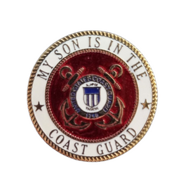 Spilla Pulce in metallo smaltato Guardia Costiera Americana

