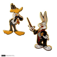 Set 2 Spille Smaltate Warner Bros Bugs Bunny Daffy Duck Hogwarts