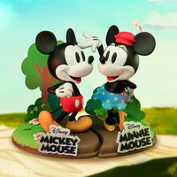 Set statuette diorama Mickey Mouse e Minnie Disney