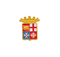 Magnete in metallo smaltato Marina Militare stemma araldico