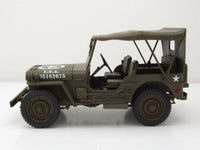 Modellino Jeep Willys U.S. Army 1945 Scala 1/18 Soft Top Version