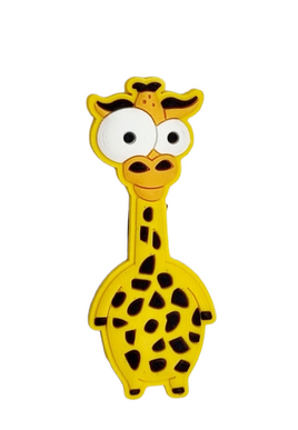 Gummierter Kühlschrankmagnet mit Giraffe