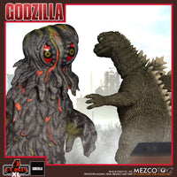 Box Set Deluxe Action Figure 5 Points Mezco Godzilla vs Hedorah