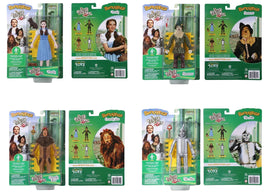 Set 4 Action Figure Bendyfigs Il Mago di Oz Doroty the Wizard of Oz