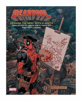 Kunstbuch Deadpool Drawind the Merc auf Englisch