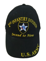 Cappellino militare ricamato 2a Divisione Fanteria U.S. Army
