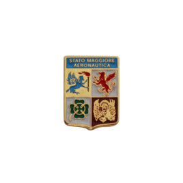 Spilla stemma araldico Stato Maggiore Aeronautica Militare