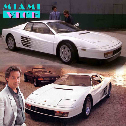 Modellino Ferrari Testarossa Miami Vice 1/18